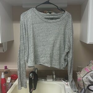 VS PINK cropped long sleeve